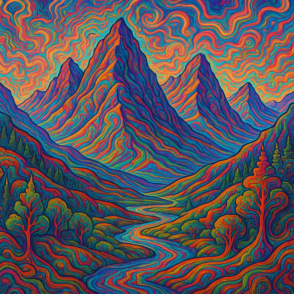 Abstract cosmic art